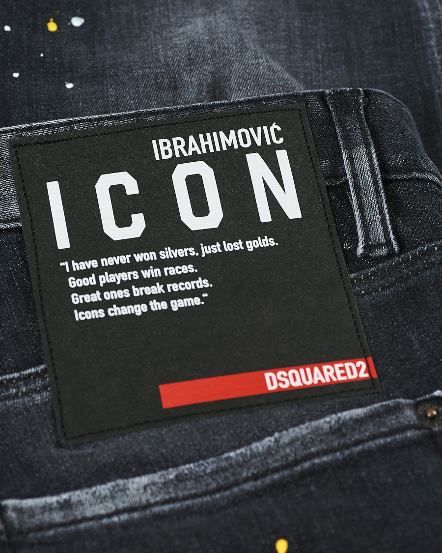 Herr | Jeans | Dsquared2 | X Ibrahimovic Cool Guy Fit Jeans Black