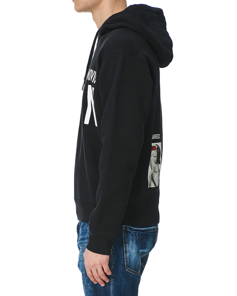 Herr | Tröjor | Dsquared2 | X Ibrahimovic Icon Sign Hoodie Black