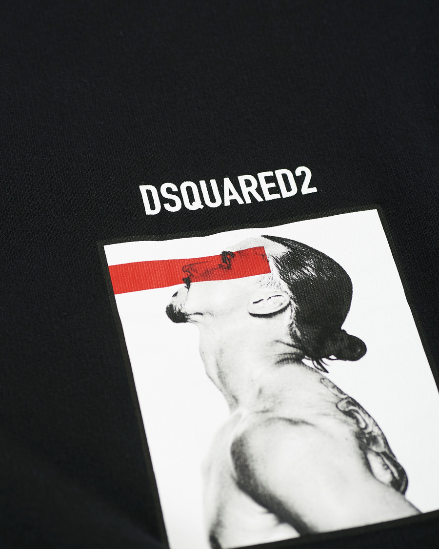 Herr | Tröjor | Dsquared2 | X Ibrahimovic Icon Sign Hoodie Black
