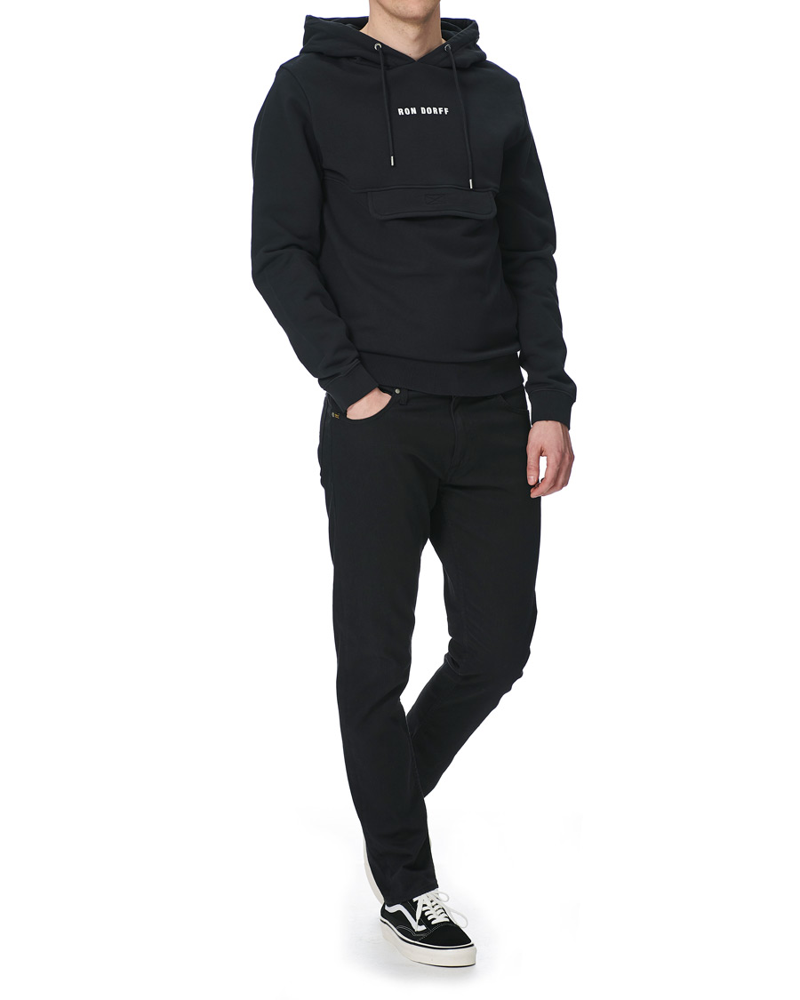 Herr | Tröjor | Ron Dorff | Pocket Hoodie Black