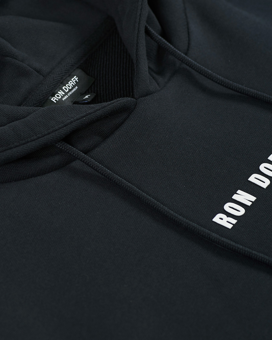Herr | Tröjor | Ron Dorff | Pocket Hoodie Black