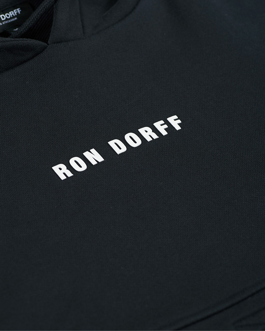 Herr | Tröjor | Ron Dorff | Pocket Hoodie Black