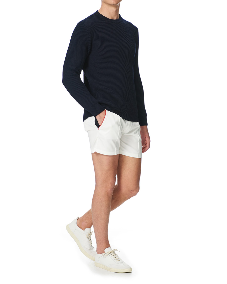 Herr | Shorts | Ron Dorff | Tri-Color Tennis Shorts Off White