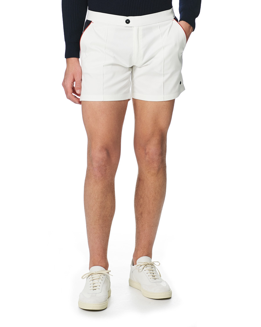 Herr | Shorts | Ron Dorff | Tri-Color Tennis Shorts Off White