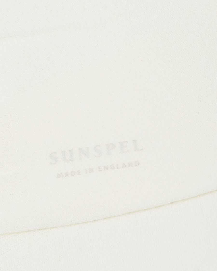 Herr | Sunspel | Sunspel | Cotton Blend Socks White