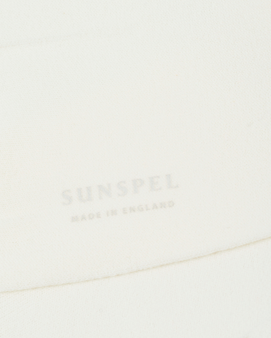 Herr | Underkläder | Sunspel | Cotton Blend Socks White