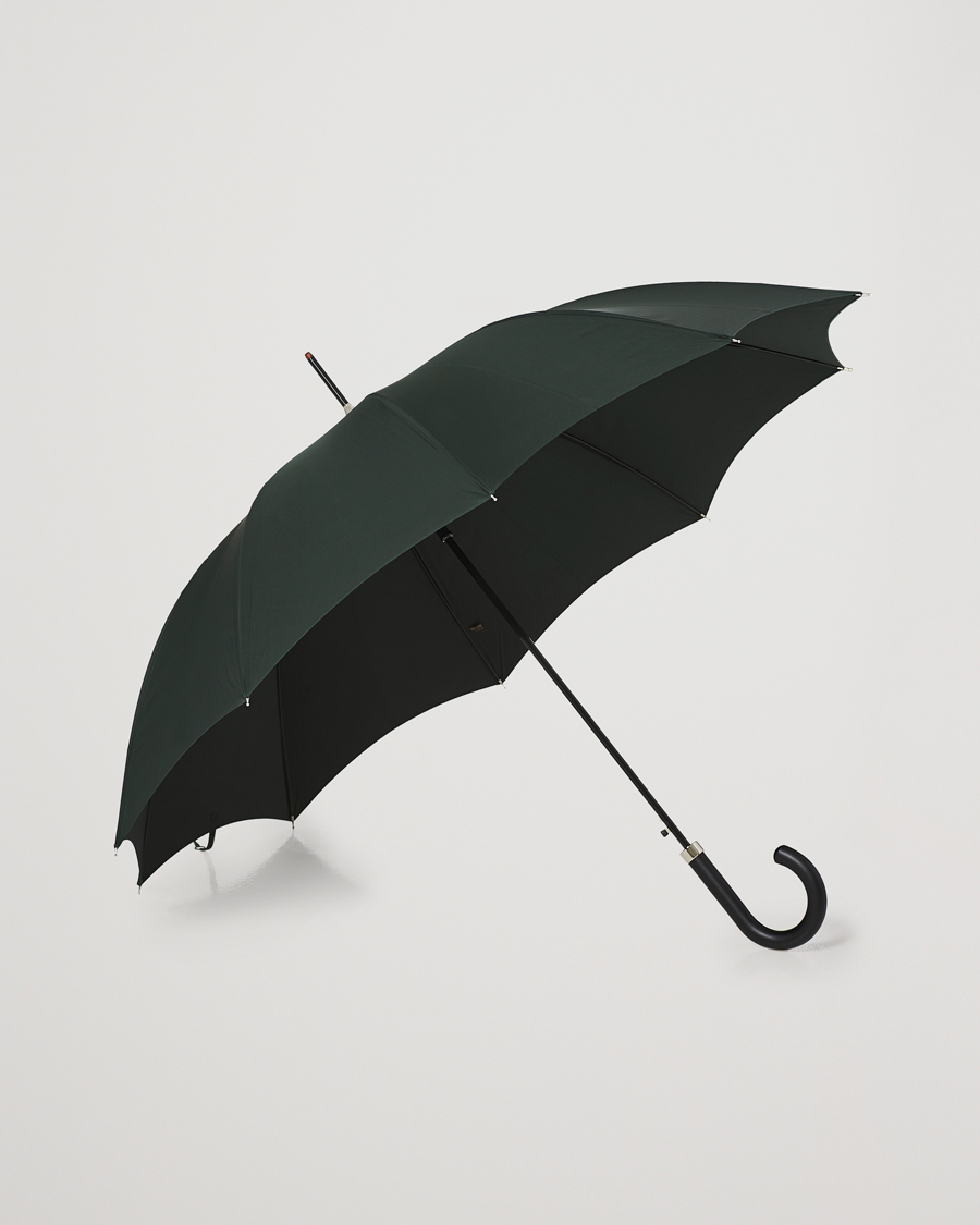Herr | Paraplyer | Fox Umbrellas | Hardwood Automatic Umbrella Racing Green