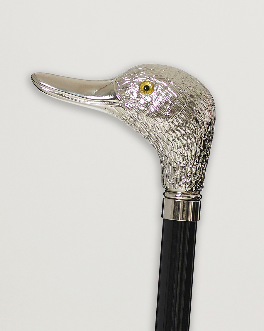 Herr | Paraplyer | Fox Umbrellas | Silver Duck Umbrella Black Black