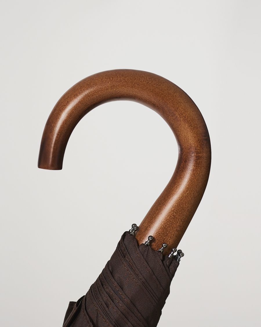 Herr | Paraplyer | Fox Umbrellas | Telescopic Umbrella Brown