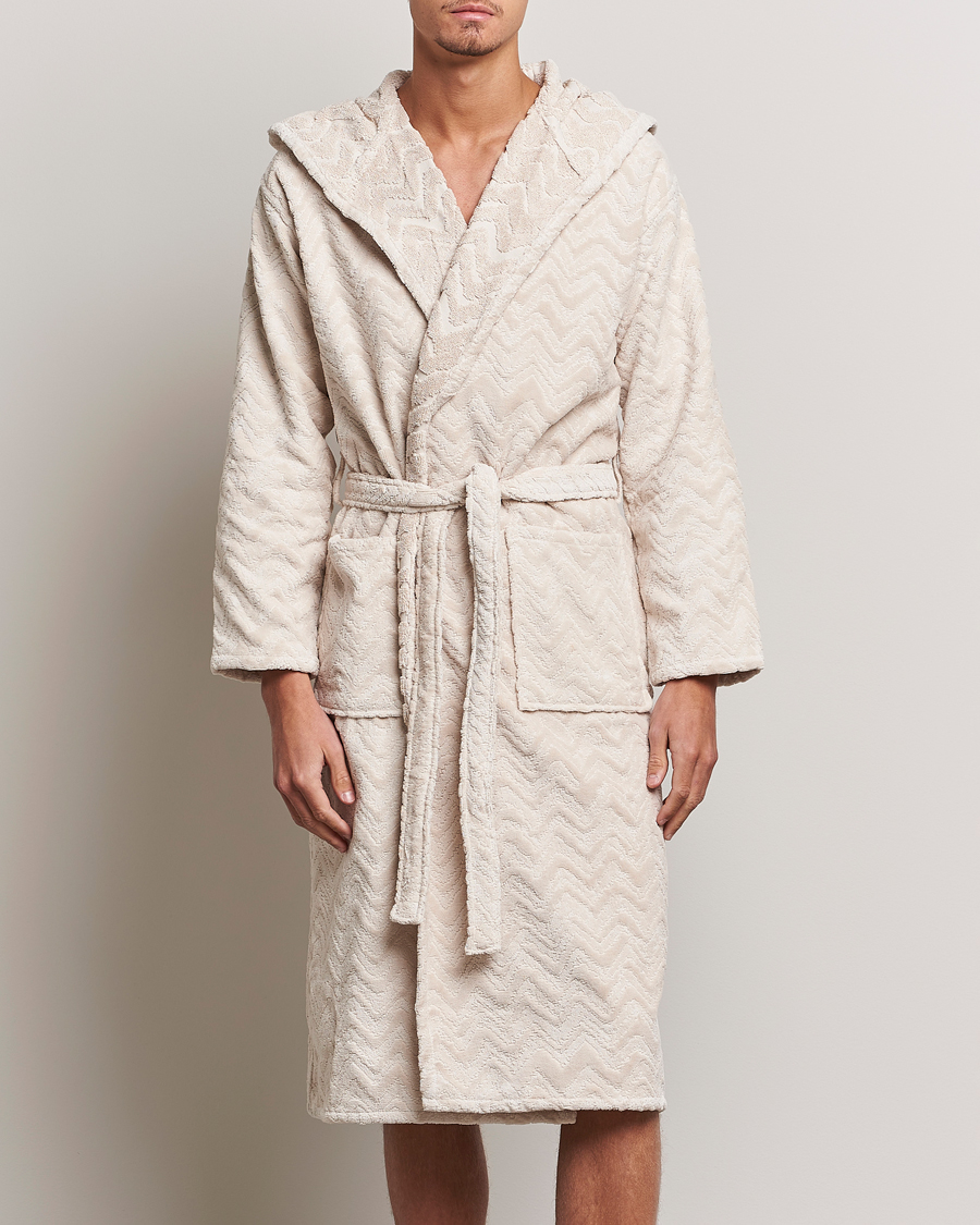 Herr | Gåvor | Missoni Home | Rex Bathrobe Cream