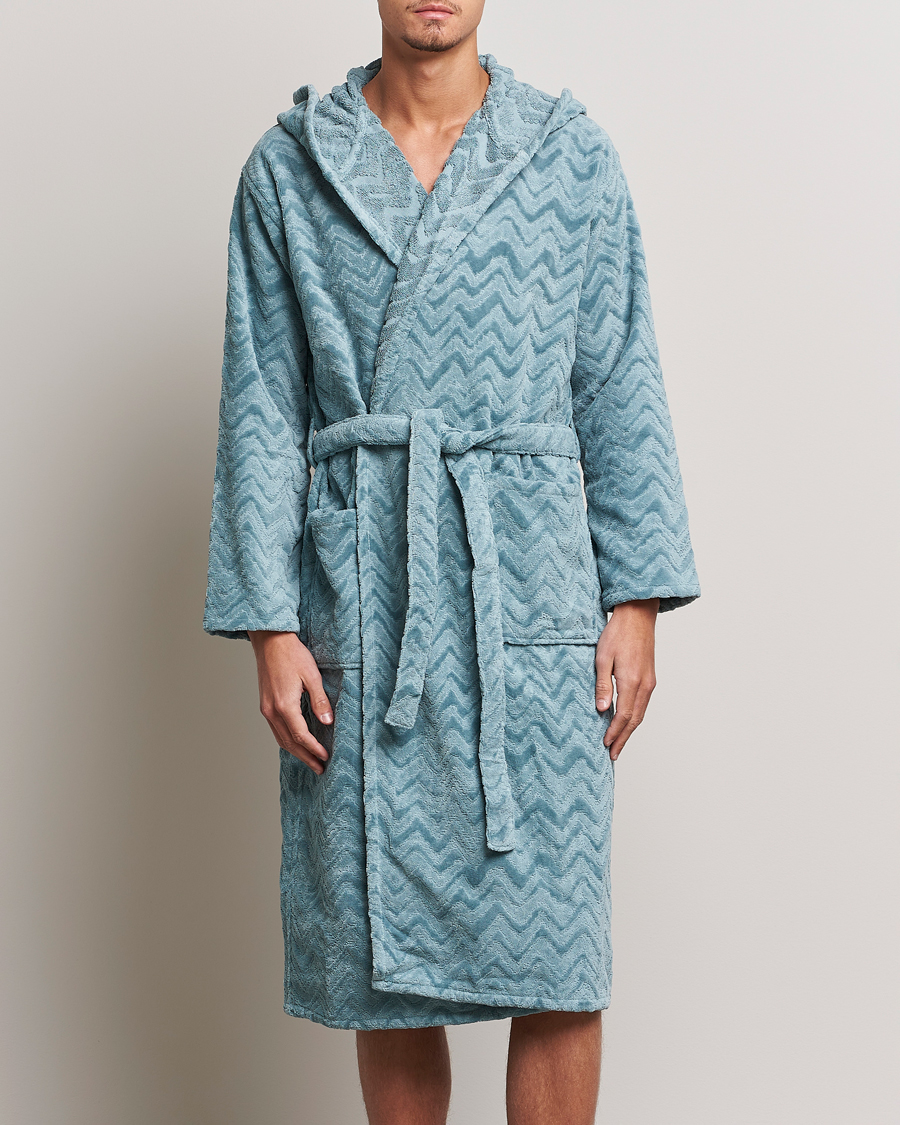 Herr | Rea livsstil | Missoni Home | Rex Bathrobe Light Blue