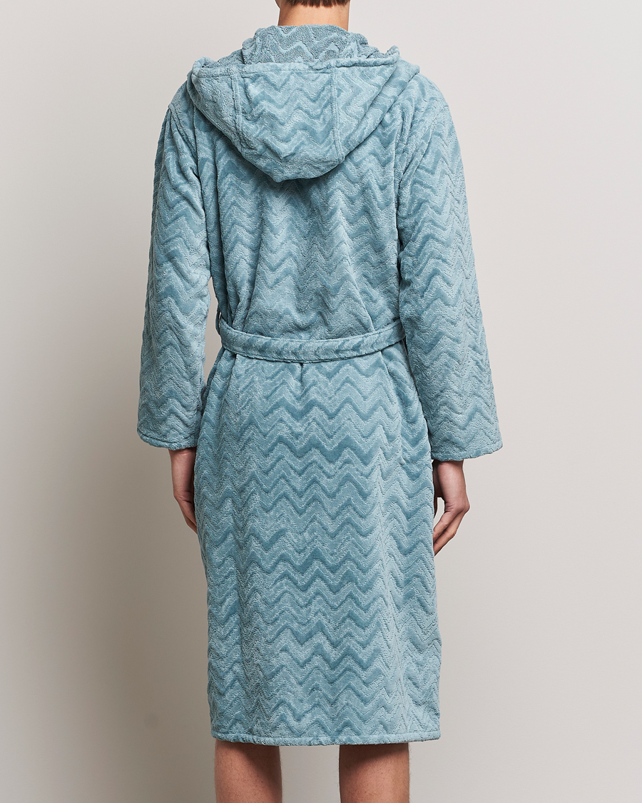 Herr | Pyjamas & Morgonrockar | Missoni Home | Rex Bathrobe Light Blue