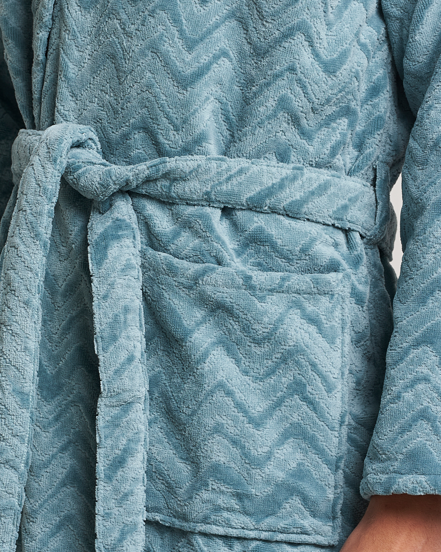 Herr | Pyjamas & Morgonrockar | Missoni Home | Rex Bathrobe Light Blue