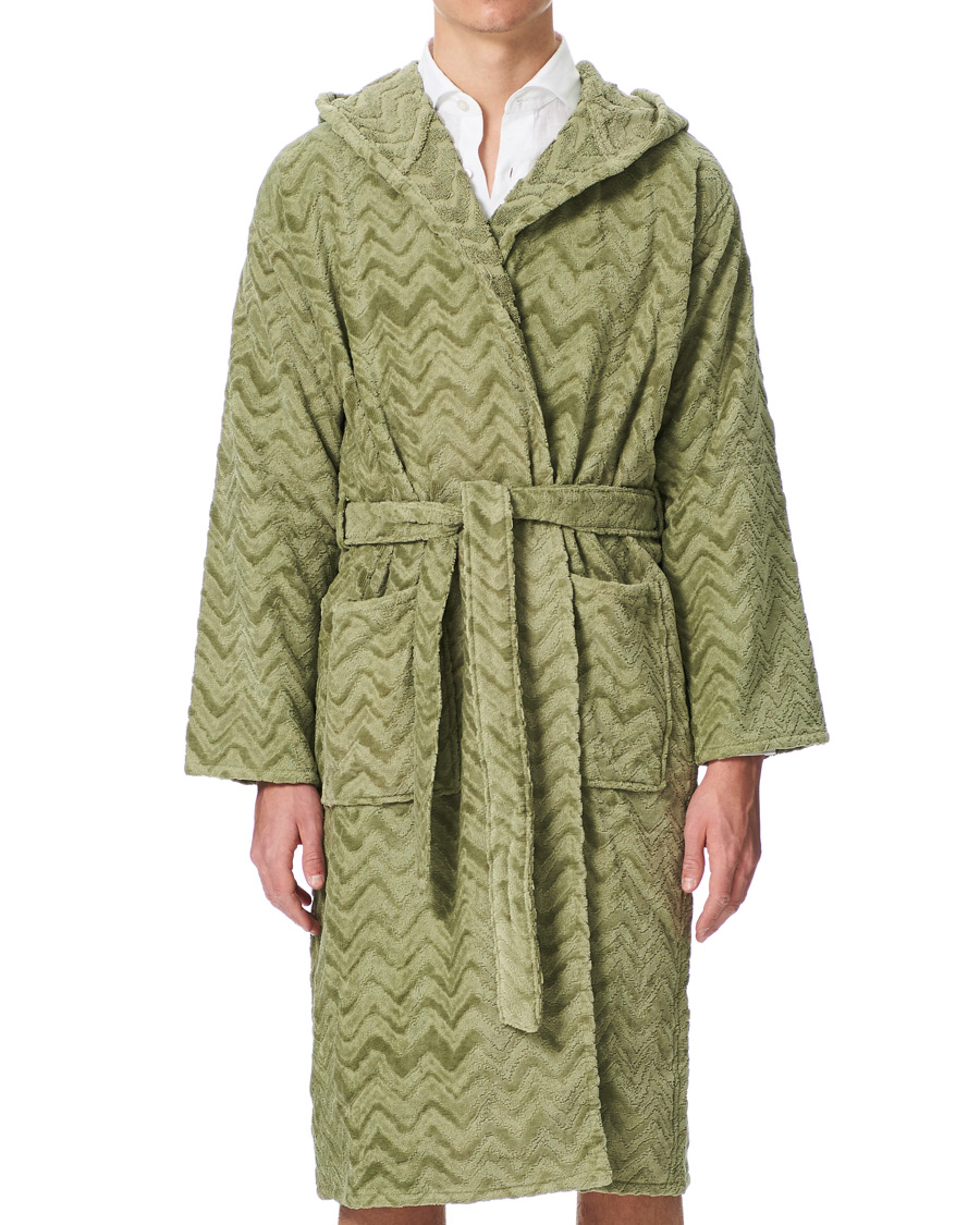Herr | Pyjamas & Morgonrockar | Missoni Home | Rex Bathrobe Green
