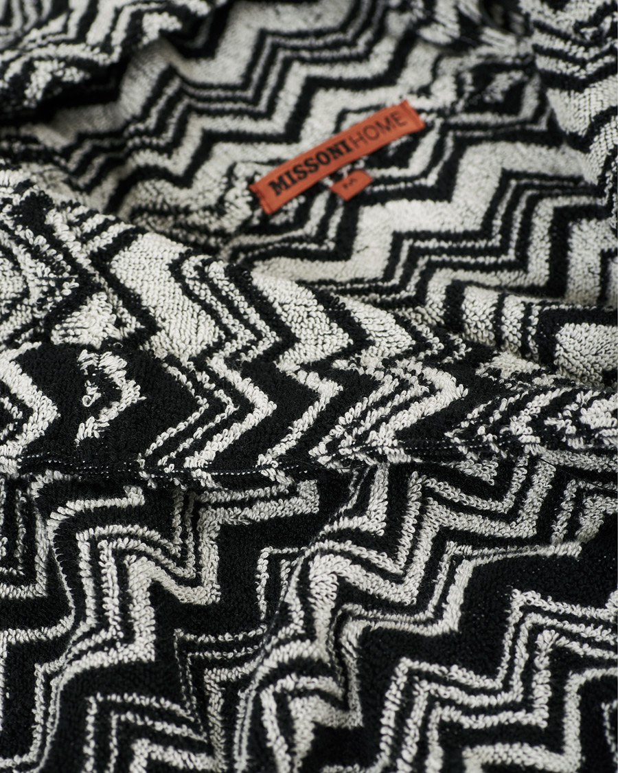 Herr | | Missoni Home | Keith Bathrobe Black/White