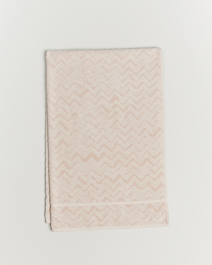 Herr | Missoni Home Rex Bath Sheet 100x150cm Cream | Missoni Home | Rex Bath Sheet 100x150cm Cream