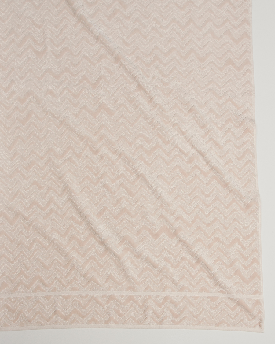 Herr | Missoni Home Rex Bath Sheet 100x150cm Cream | Missoni Home | Rex Bath Sheet 100x150cm Cream