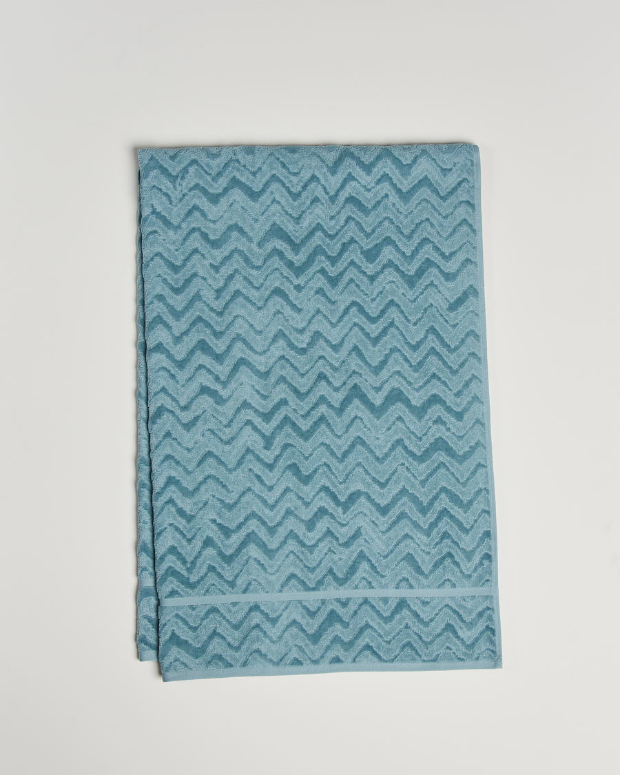 Herr | Missoni Home Rex Bath Sheet 100x150 cm Light Blue | Missoni Home | Rex Bath Sheet 100x150 cm Light Blue