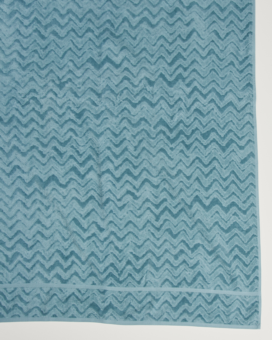 Herr | Missoni Home Rex Bath Sheet 100x150 cm Light Blue | Missoni Home | Rex Bath Sheet 100x150 cm Light Blue