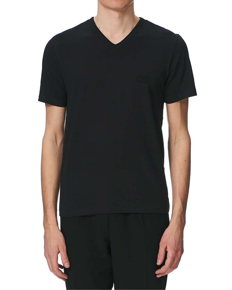 Herr | T-Shirts | BOSS BLACK | BOSS 3-Pack V-Neck T-Shirt Black/Grey/White