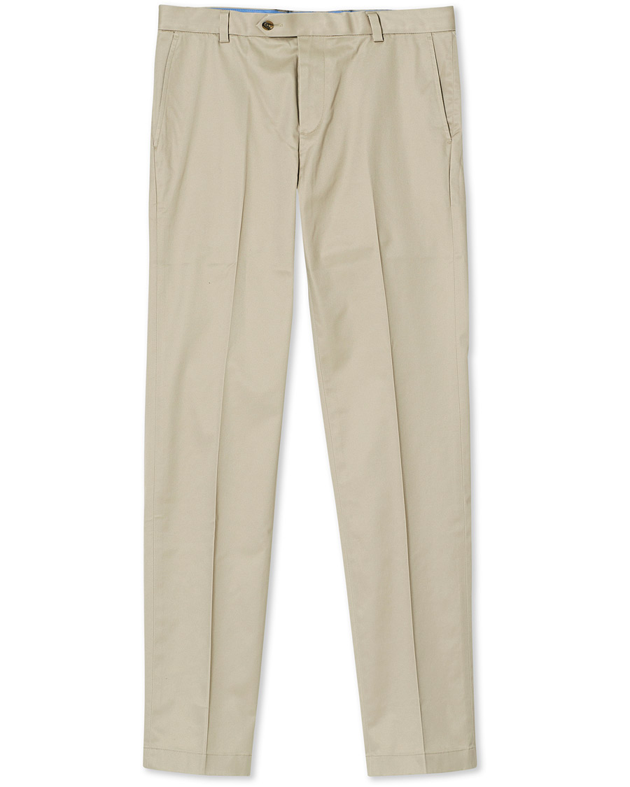 Herr | Byxor | Brooks Brothers | Milano Stretch Chino Beige