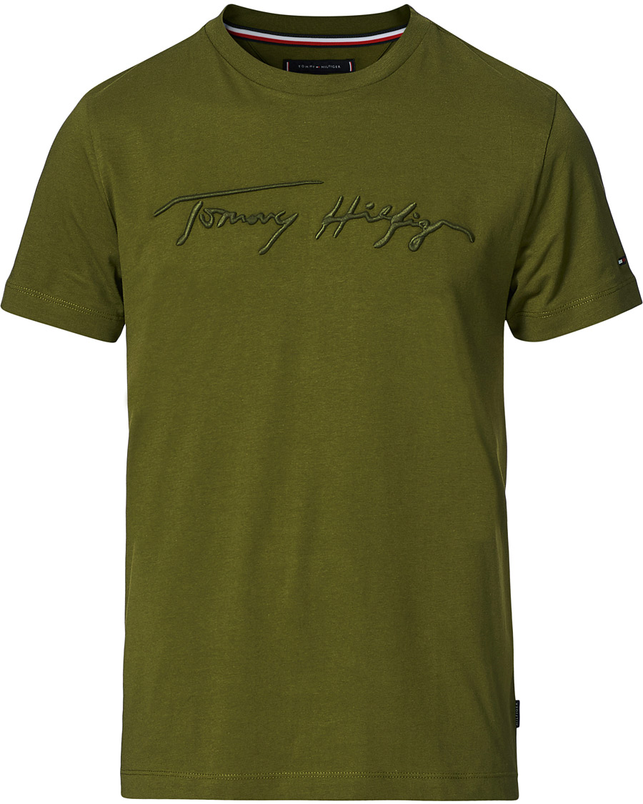 Herr | T-Shirts | Tommy Hilfiger | Signature Graphic Crew Neck Tee Putting Green