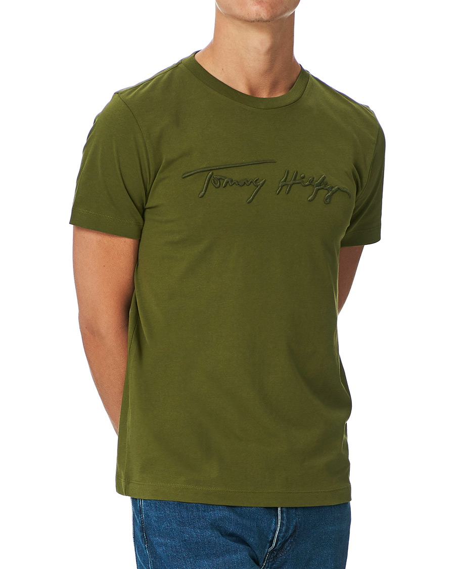 Herr | T-Shirts | Tommy Hilfiger | Signature Graphic Crew Neck Tee Putting Green
