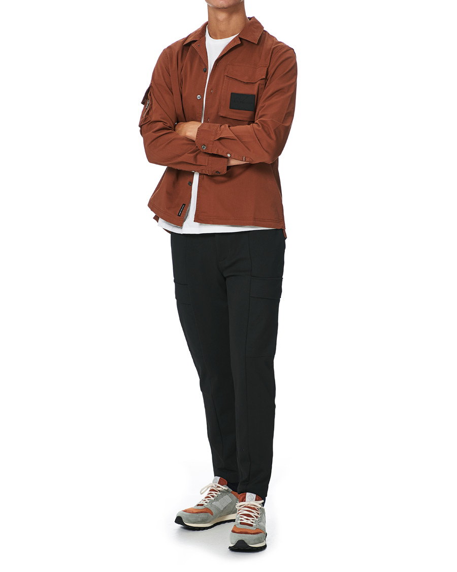 Herr | Byxor | Calvin Klein | Comfort Knit Cargo Pants Black
