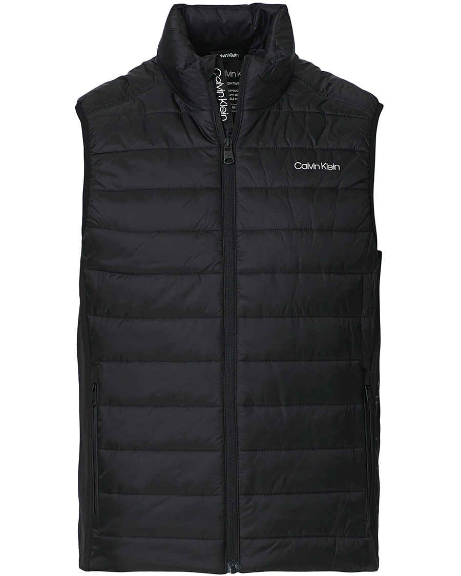 Herr | Jackor | Calvin Klein | Essential Logo Down Vest Black
