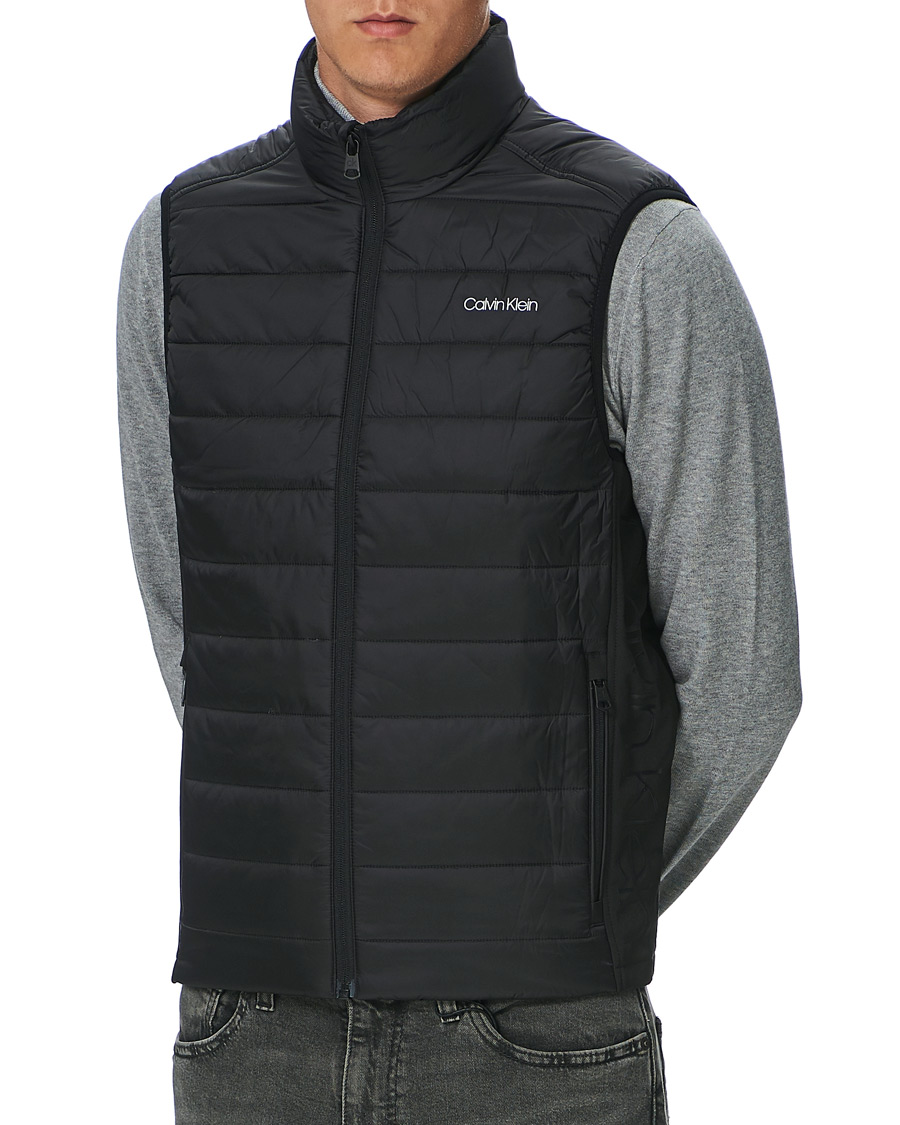 Herr | Jackor | Calvin Klein | Essential Logo Down Vest Black