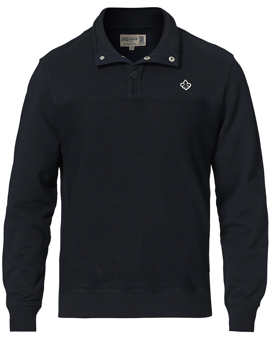 Herr | Tröjor | Morris | Northclyff Rugger Sweatshirt Old Blue