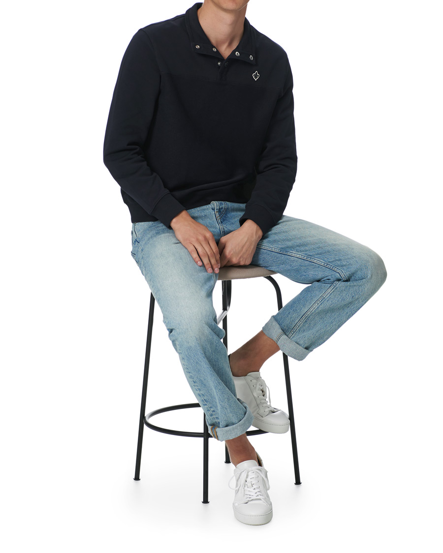 Herr | Tröjor | Morris | Northclyff Rugger Sweatshirt Old Blue