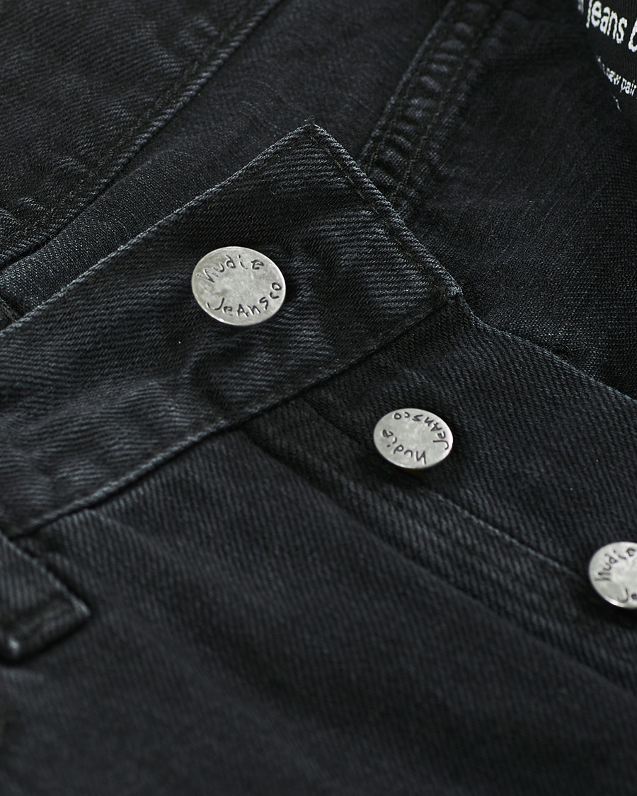 Herr | Shorts | Nudie Jeans | Josh Stretch Denim Shorts Black Water