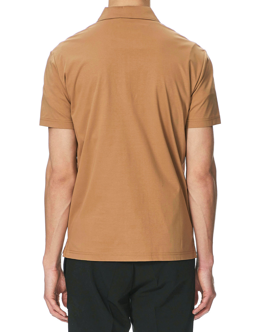 Herr | Pikéer | Tiger of Sweden | Laron Half Zip Polo Brown