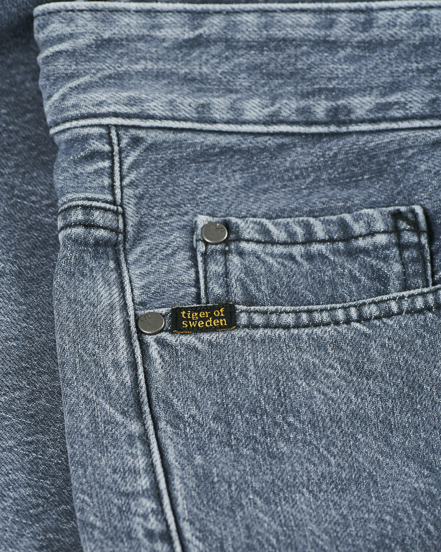 Herr | Shorts | Tiger of Sweden | Jin Stretch Denim Shorts Black