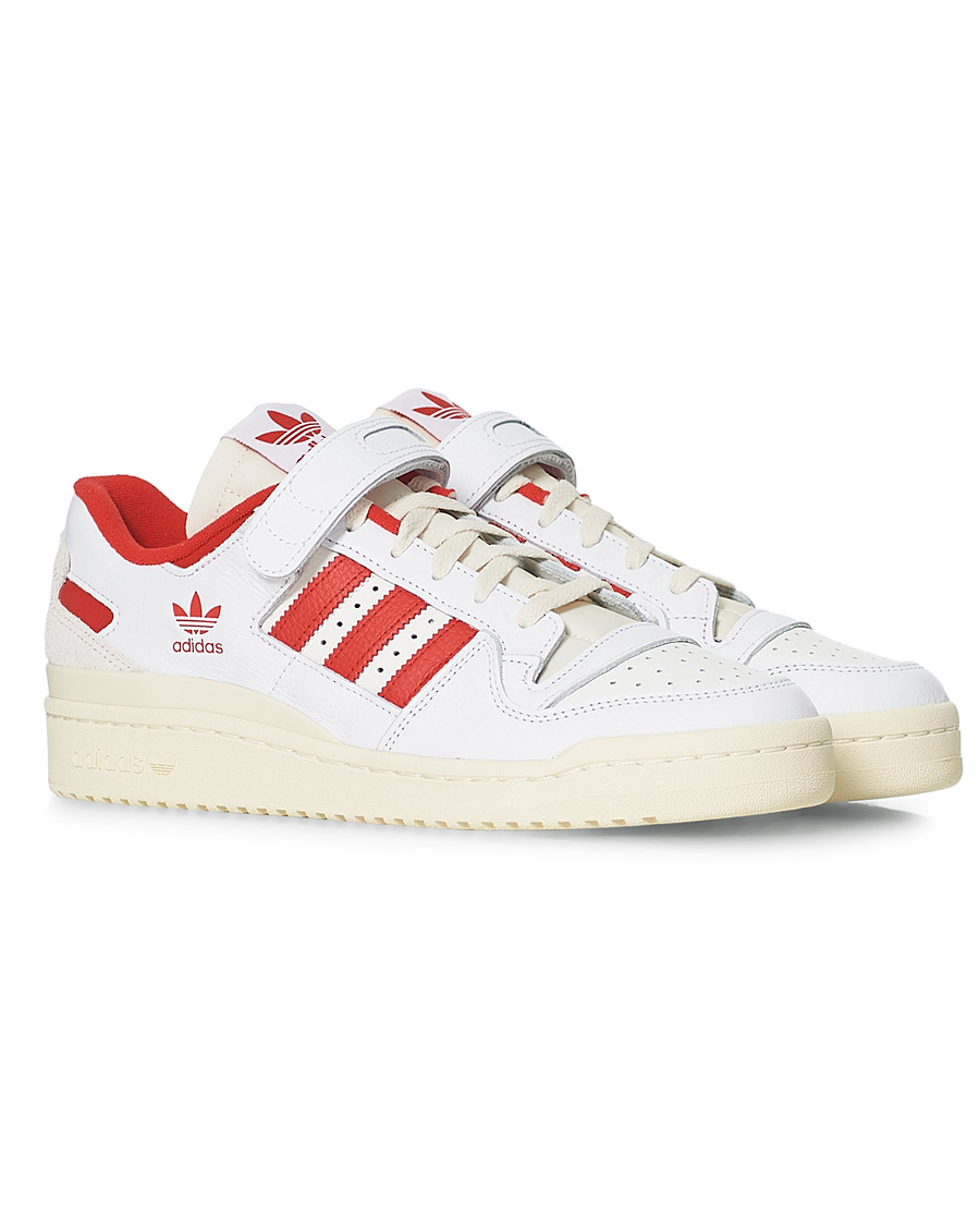 Herr | adidas Originals Forum 84 Low Sneaker White/Red | adidas Originals | Forum 84 Low Sneaker White/Red