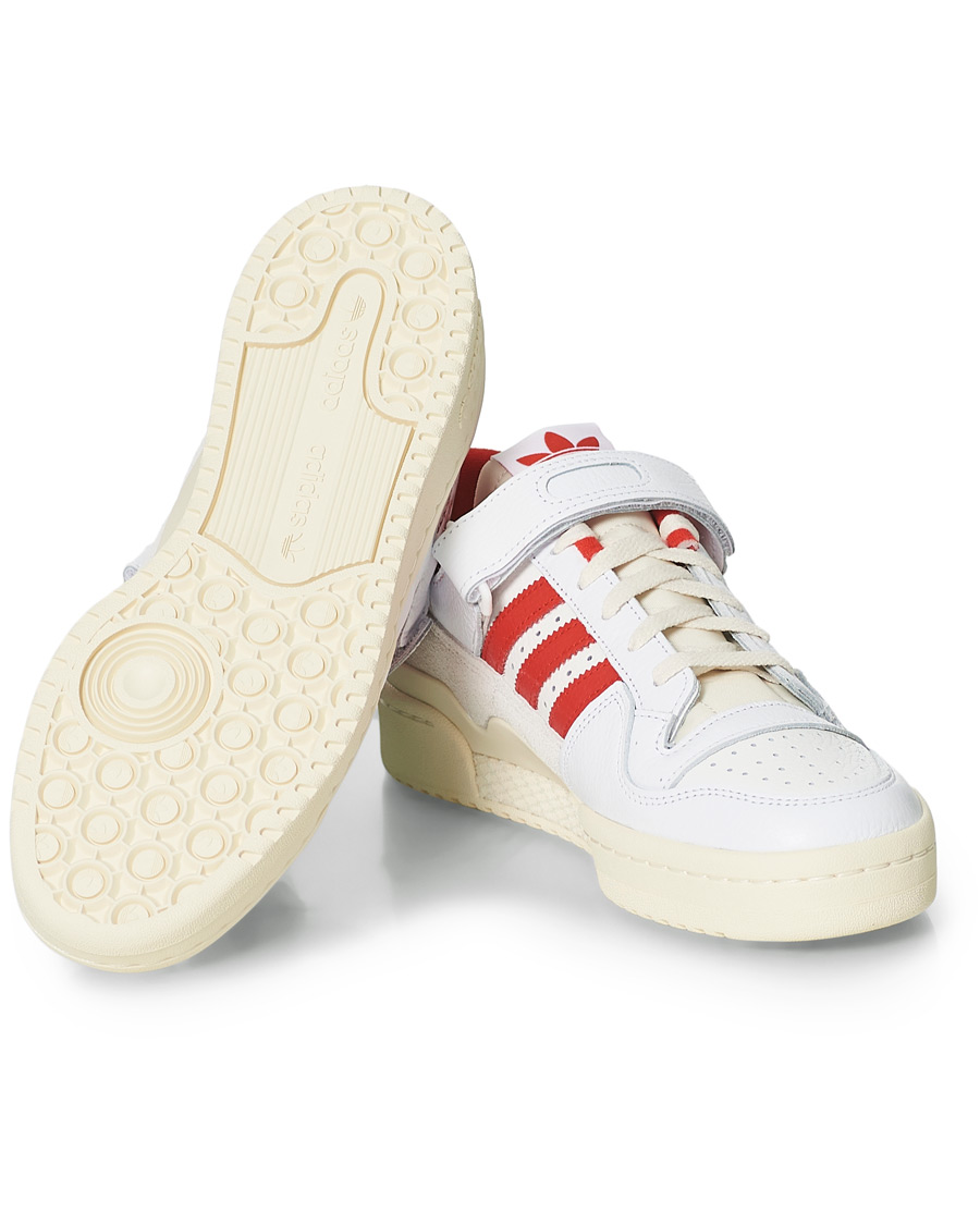 Herr | adidas Originals Forum 84 Low Sneaker White/Red | adidas Originals | Forum 84 Low Sneaker White/Red