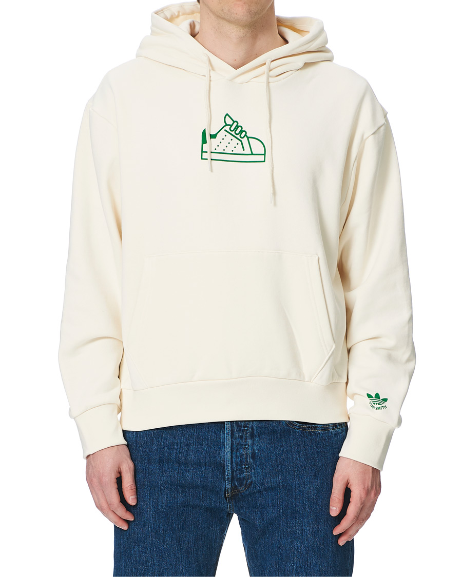 Herr | Tröjor | adidas Originals | Stan Smith hoodie Off White