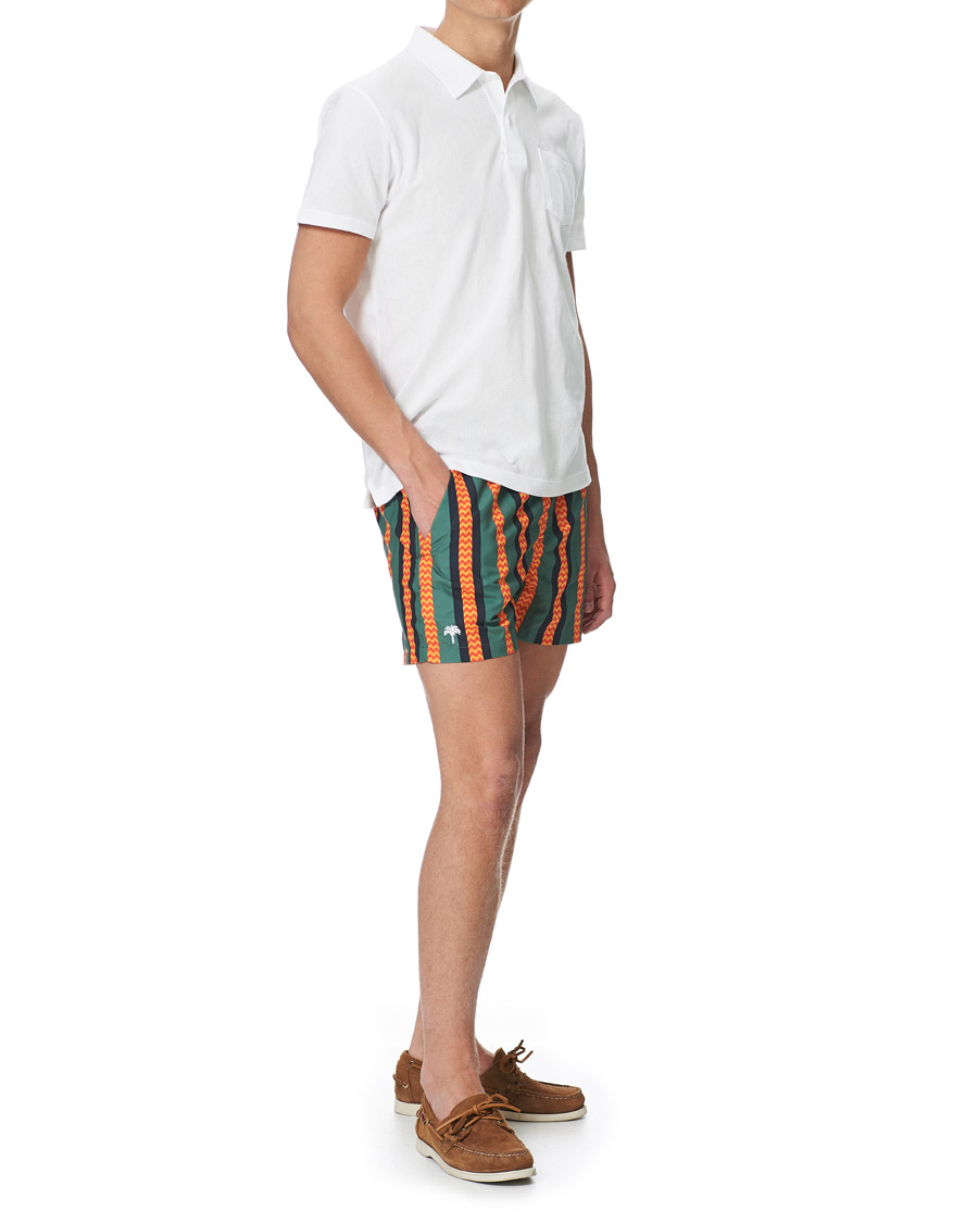 Herr | Badbyxor | OAS | Printed Swim Shorts Arrow