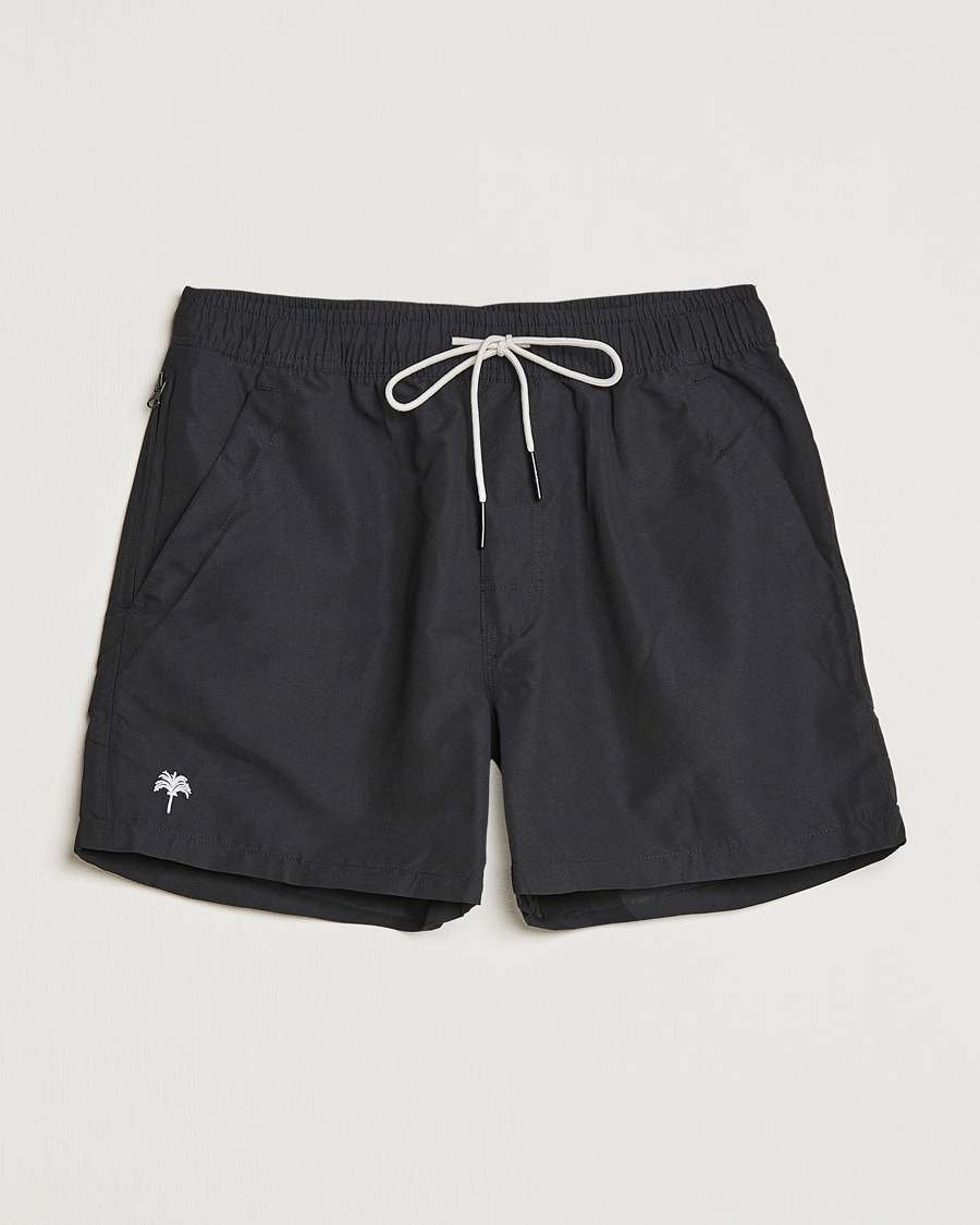 Herr | Badbyxor | OAS | Plain Swimshorts Black