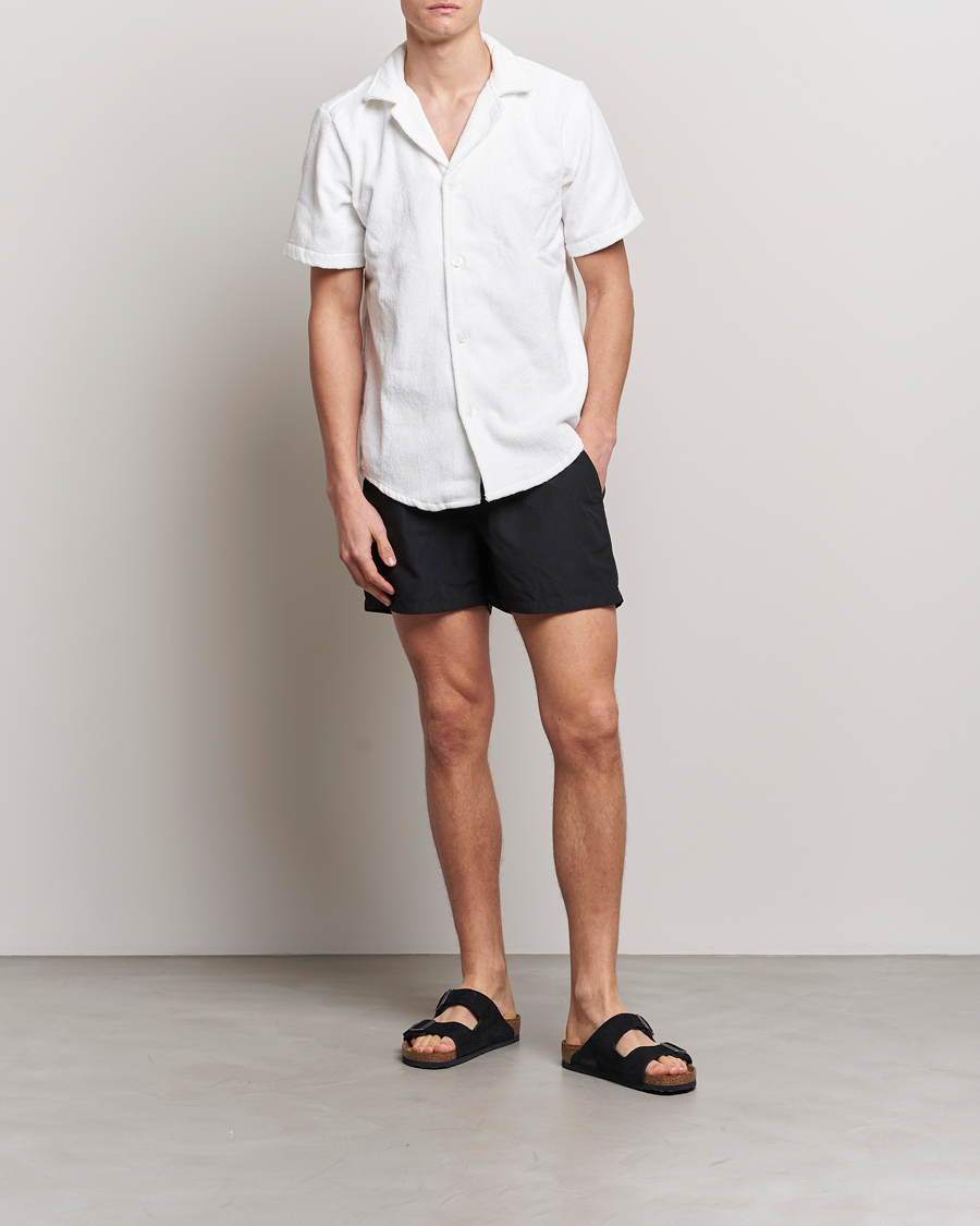 Herr | Badbyxor | OAS | Plain Swimshorts Black