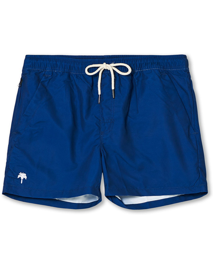 Herr | Badbyxor | OAS | Plain Swim Shorts Dark Blue