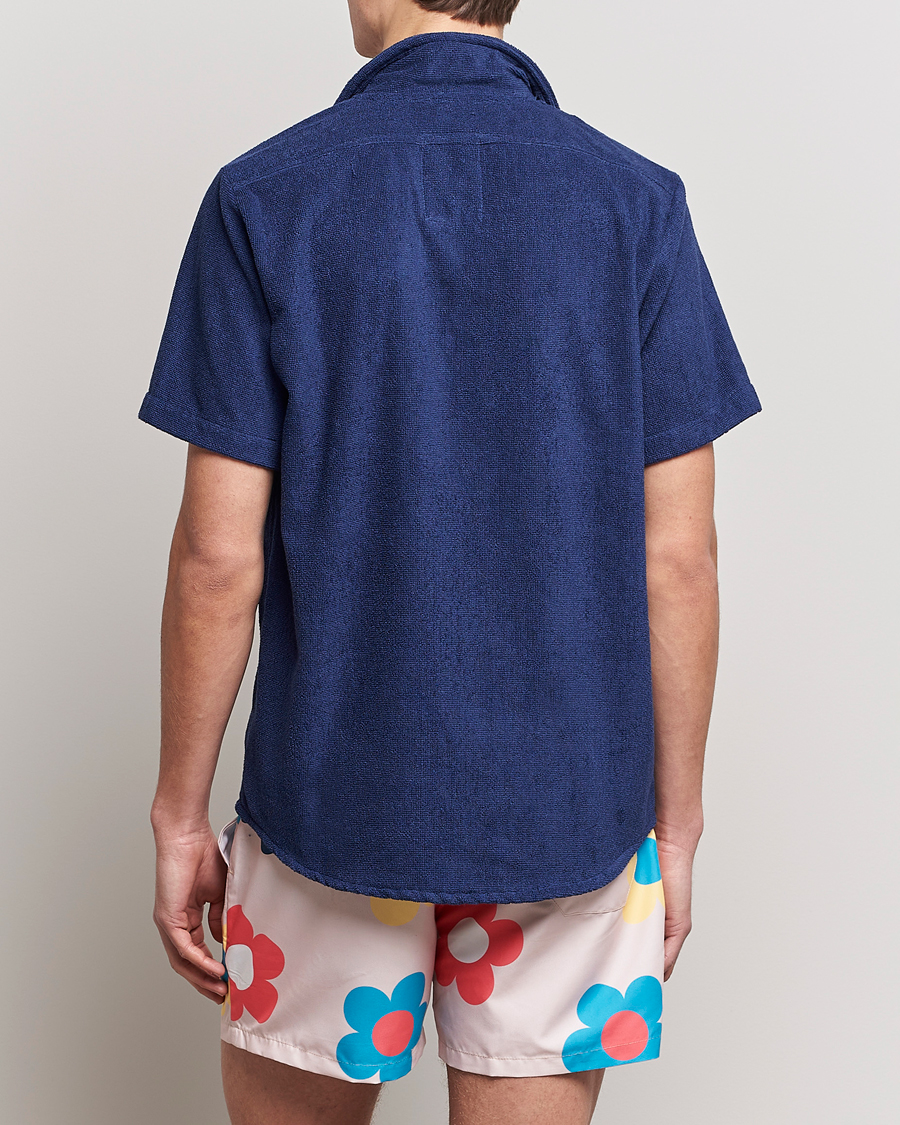 Herr | Skjortor | OAS | Terry Cuba Short Sleeve Shirt Navy