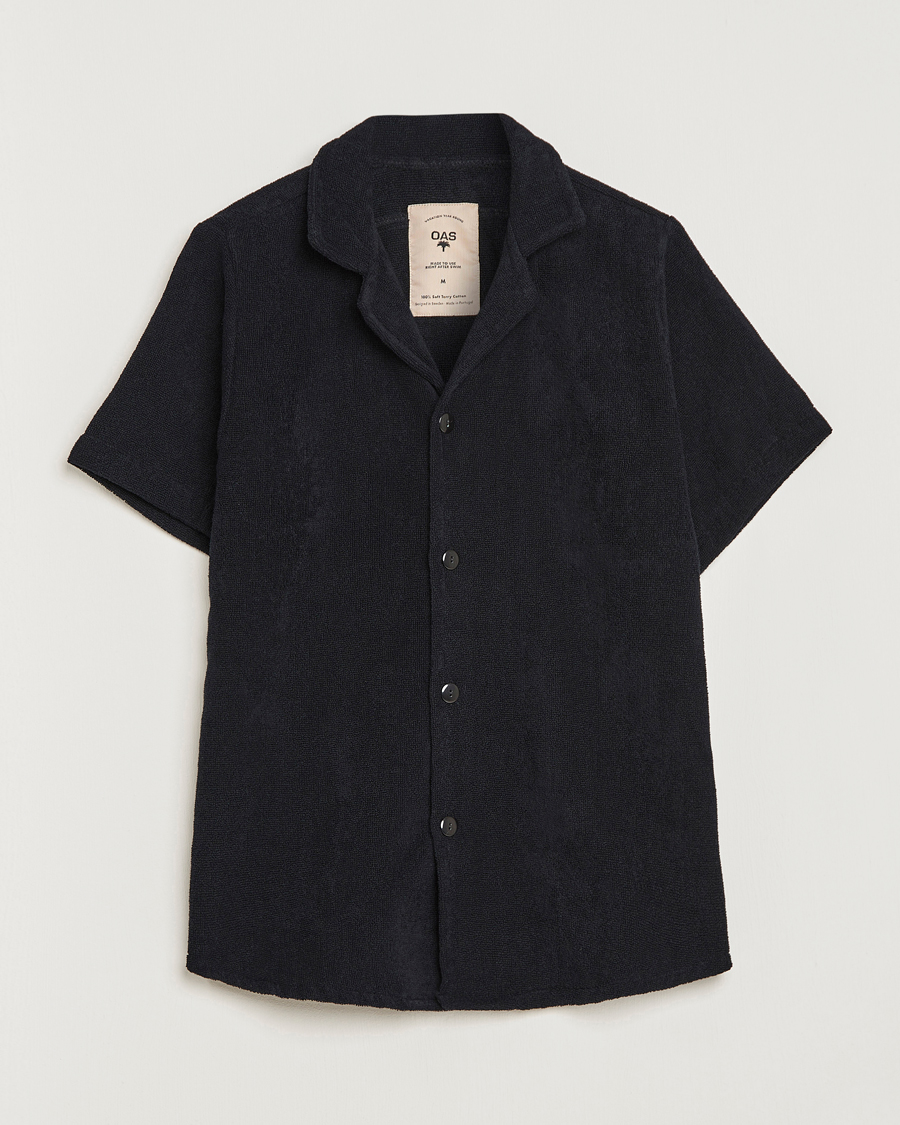 Herr | Skjortor | OAS | Terry Cuba Short Sleeve Shirt Black