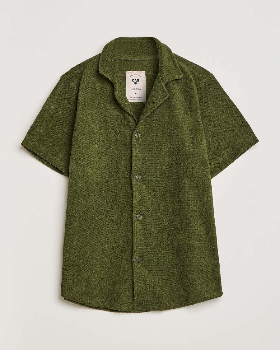 Herr | Skjortor | OAS | Terry Cuba Short Sleeve Shirt Army