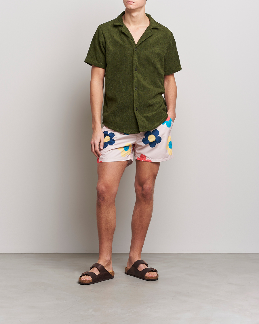 Herr | Skjortor | OAS | Terry Cuba Short Sleeve Shirt Army