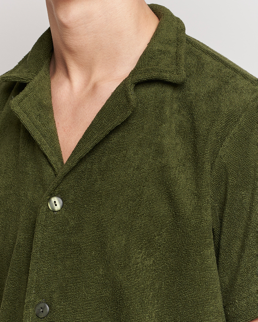 Herr | Skjortor | OAS | Terry Cuba Short Sleeve Shirt Army