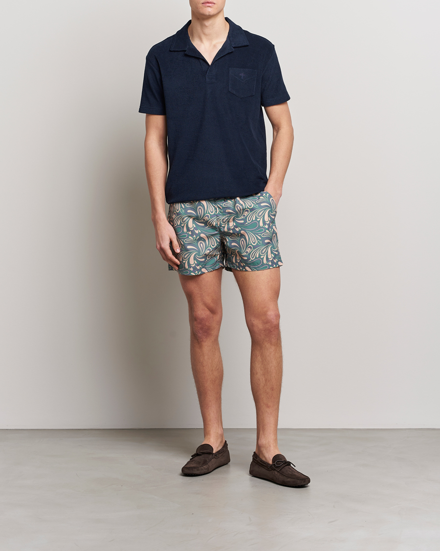 Herr | Pikéer | OAS | Short Sleeve Terry Polo Navy