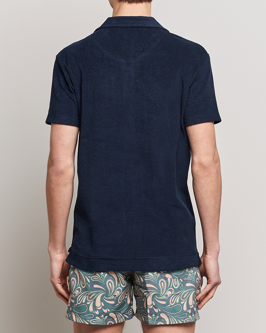 Herr | Pikéer | OAS | Short Sleeve Terry Polo Navy