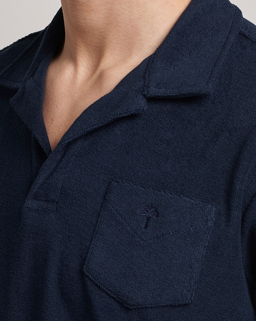 Herr | Pikéer | OAS | Short Sleeve Terry Polo Navy